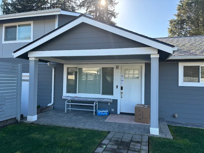 Construction team at work