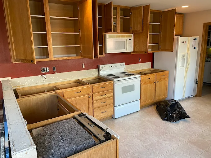 Exterior construction project